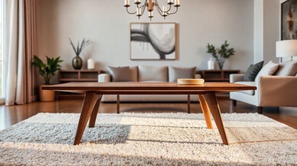 Top 5 tables basses au style unique pour sublimer votre salon