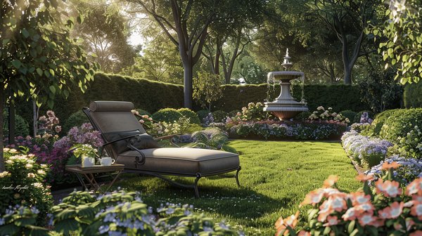 Détente au jardin: choisir son bain de soleil idéal